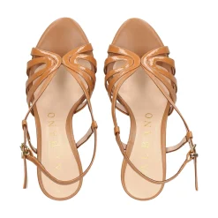 ALBANO Sandalias con plataforma de Mujer 5507 CUOIO