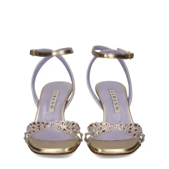 ALBANO Sandalias con tacón de Mujer 3393 / 21 PLATINO