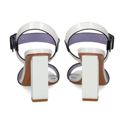 ALBANO Sandalias con tacón de Mujer 5180 / 2 BLANCO