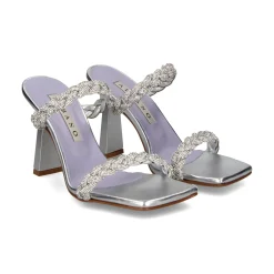 ALBANO Sandalias con tacón de Mujer 3394/3 SILVER