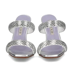 ALBANO Sandalias con tacón de Mujer 3202/2 SILVER