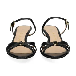 ALBANO Sandalias con tacón de Mujer 5629 NEGRO