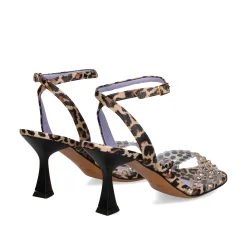 ALBANO Sandalias con tacón de Mujer 3393/1 LEOPARDO