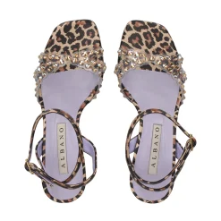ALBANO Sandalias con tacón de Mujer 3393/1 LEOPARDO