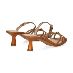 ALBANO Sandalias con tacón de Mujer 5629 CUOIO