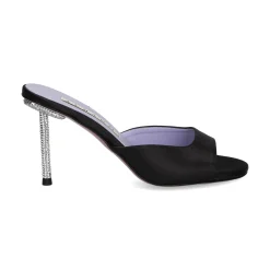 ALBANO Sandalias con tacón de Mujer 3287/4 NEGRO