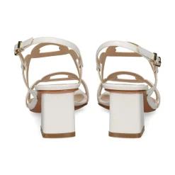 ALBANO Sandalias con tacón de Mujer 5560 BLANCO