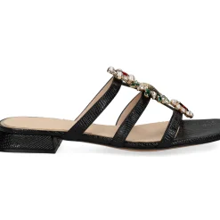 ALBANO Sandalias planas de Mujer 5421 / 2 NEGRO
