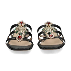 ALBANO Sandalias planas de Mujer 5421 / 2 NEGRO