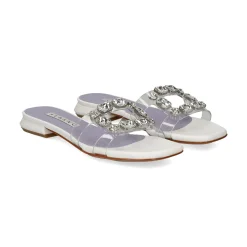 ALBANO Sandalias planas de Mujer 5228 / 2 BLANCO