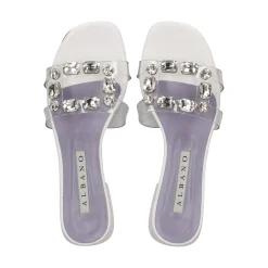 ALBANO Sandalias planas de Mujer 5228 / 2 BLANCO