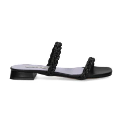 ALBANO Sandalias planas de Mujer 3253/6 NEGRO