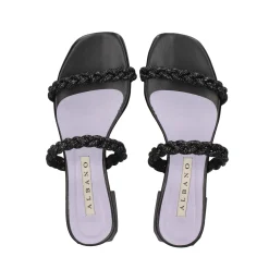 ALBANO Sandalias planas de Mujer 3253/6 NEGRO