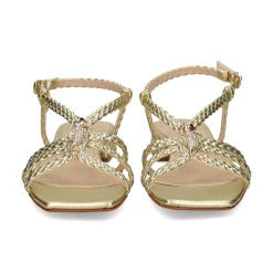 ALBANO Sandalias planas de Mujer 5623 PLATINO