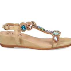 ALMA BLUE Sandalias cuña de Mujer V24AB2088