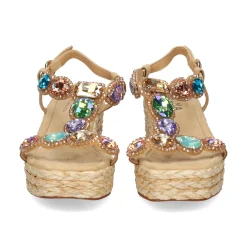 ALMA BLUE Sandalias cuña de Mujer V24AB2162