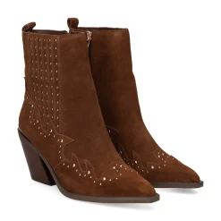 ALMA EN PENA Botines con tacón de Mujer 52606 CAMEL