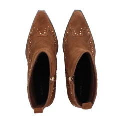 ALMA EN PENA Botines con tacón de Mujer 52606 CAMEL