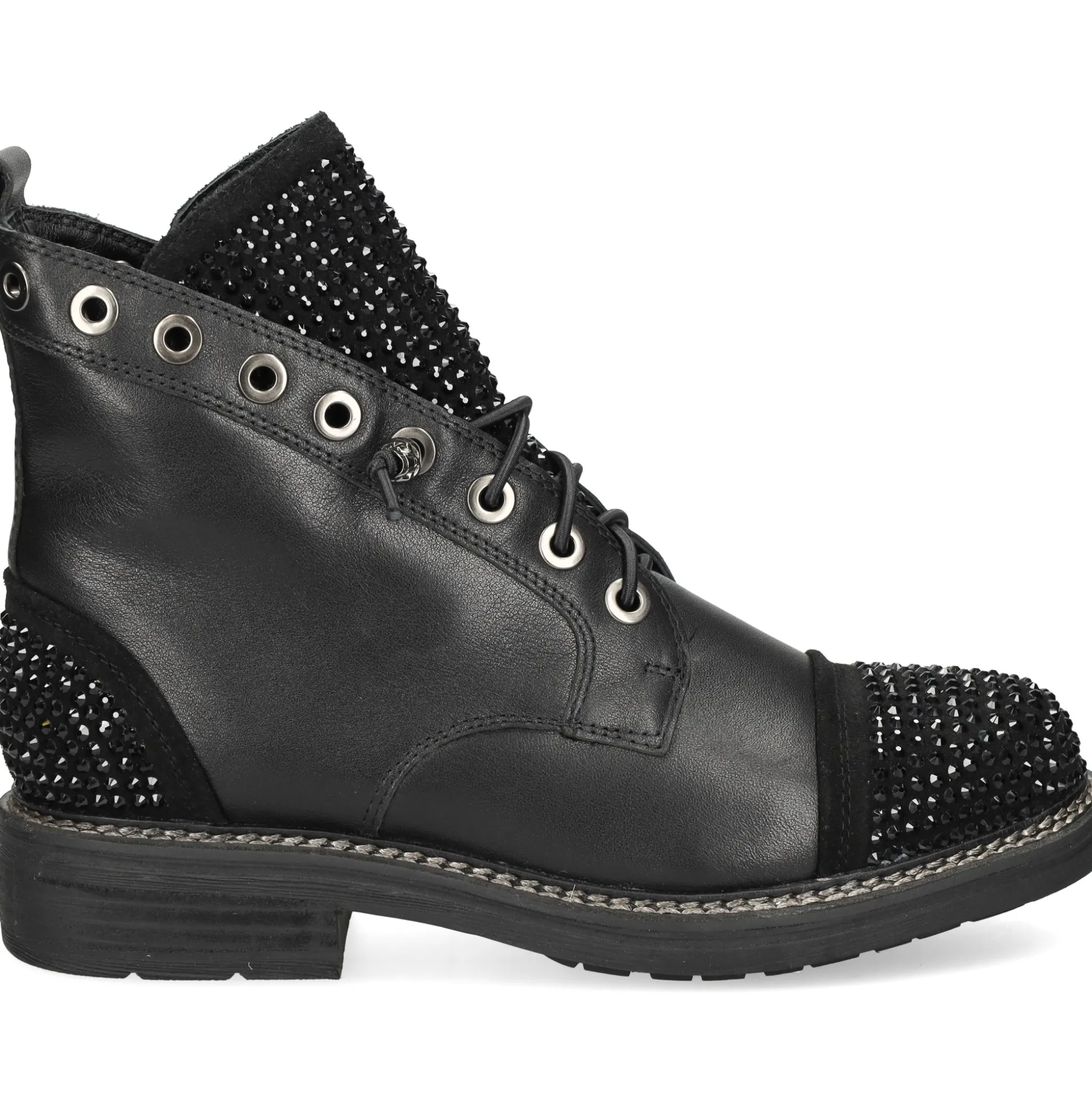 ALMA EN PENA Botines planos de Mujer 751 NEGRO