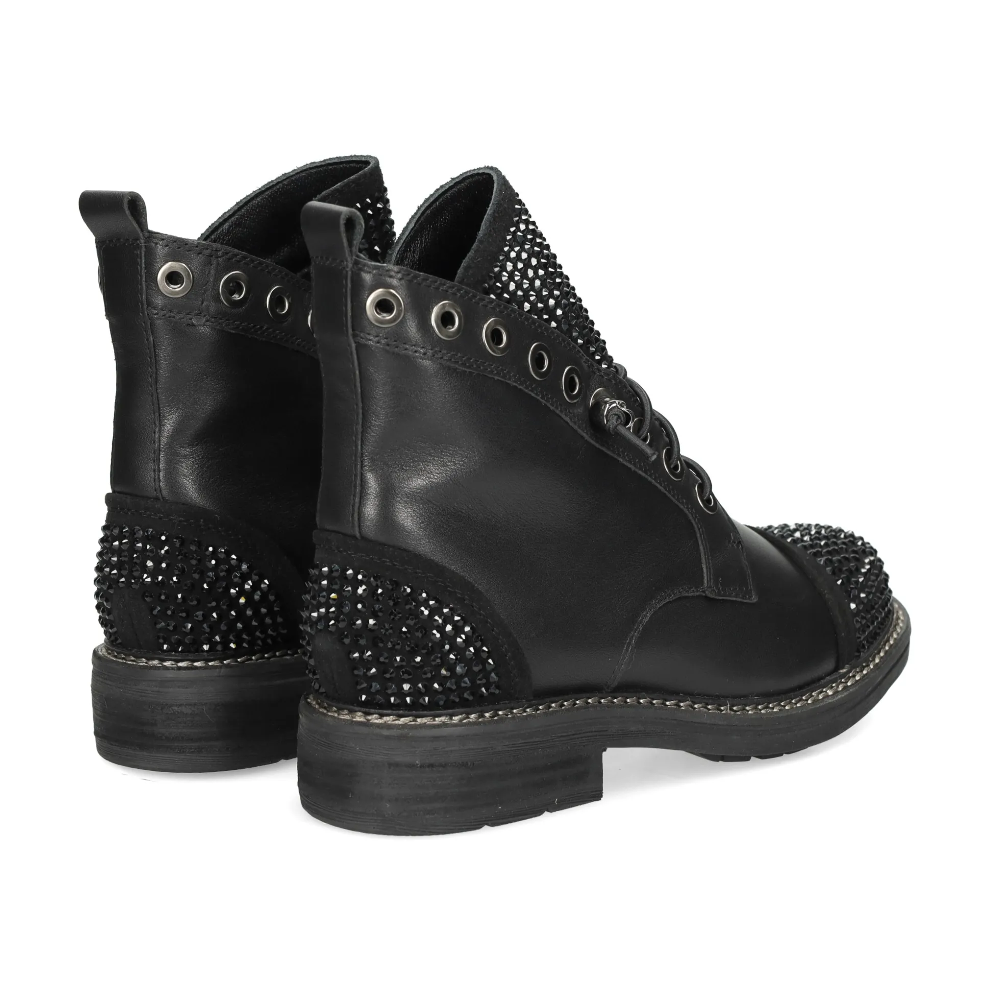 ALMA EN PENA Botines planos de Mujer 751 NEGRO