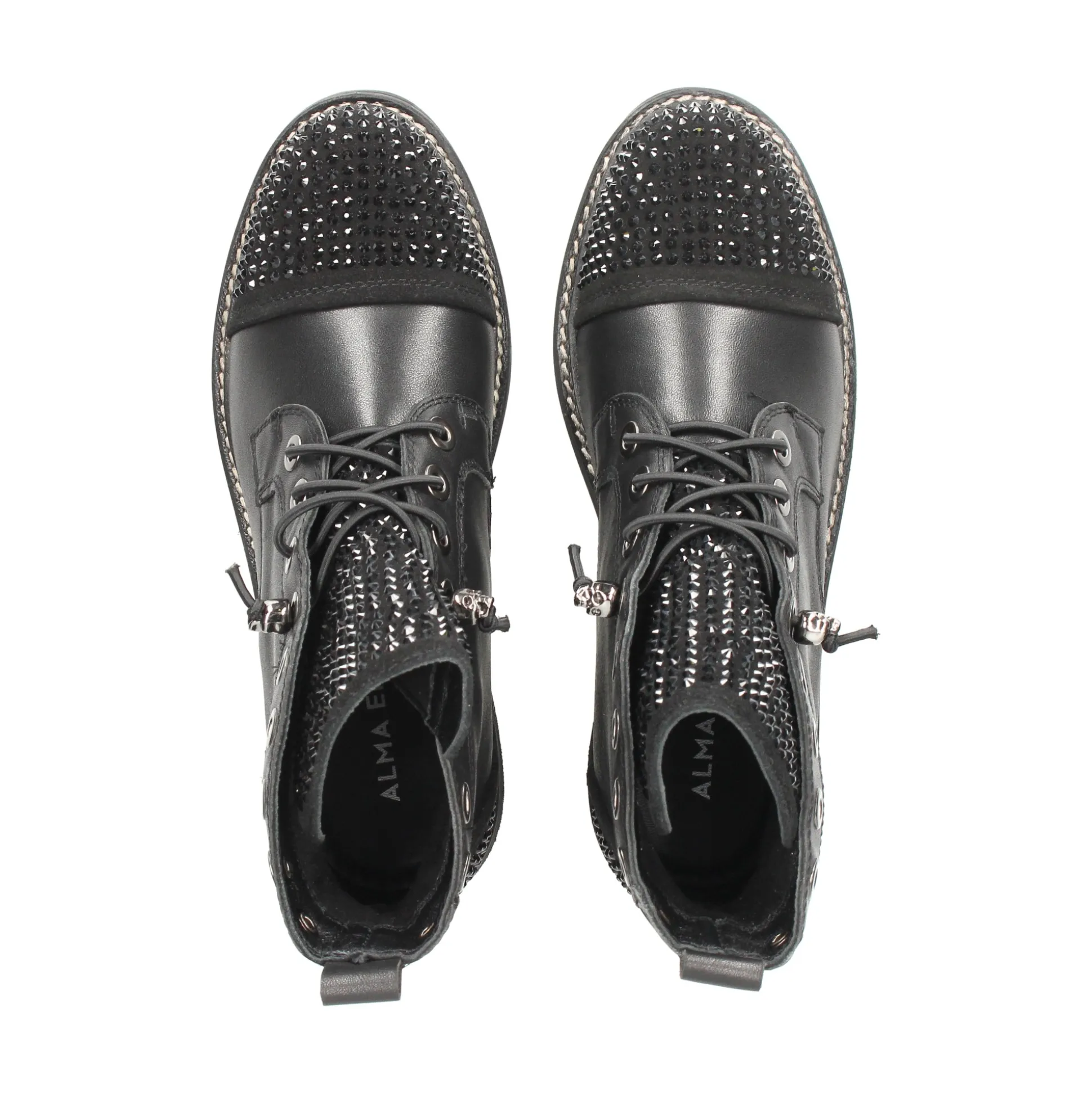 ALMA EN PENA Botines planos de Mujer 751 NEGRO