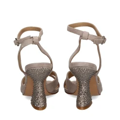 ALMA EN PENA Sandalias con tacón de Mujer 220 TAUPE