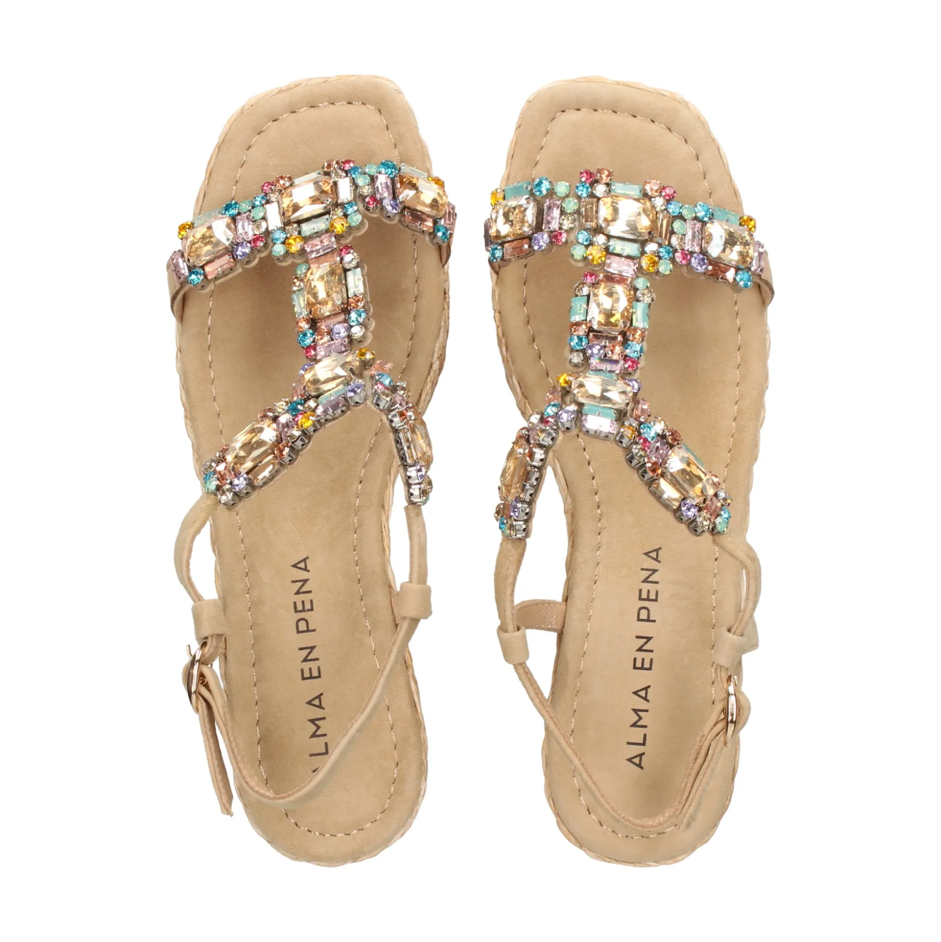 ALMA EN PENA Sandalias cuña de Mujer V241004