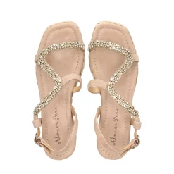 ALMA EN PENA Sandalias cuña de Mujer 572 VISON