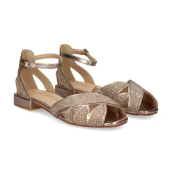 ALMA EN PENA Sandalias planas de Mujer V2550407 BRONCE