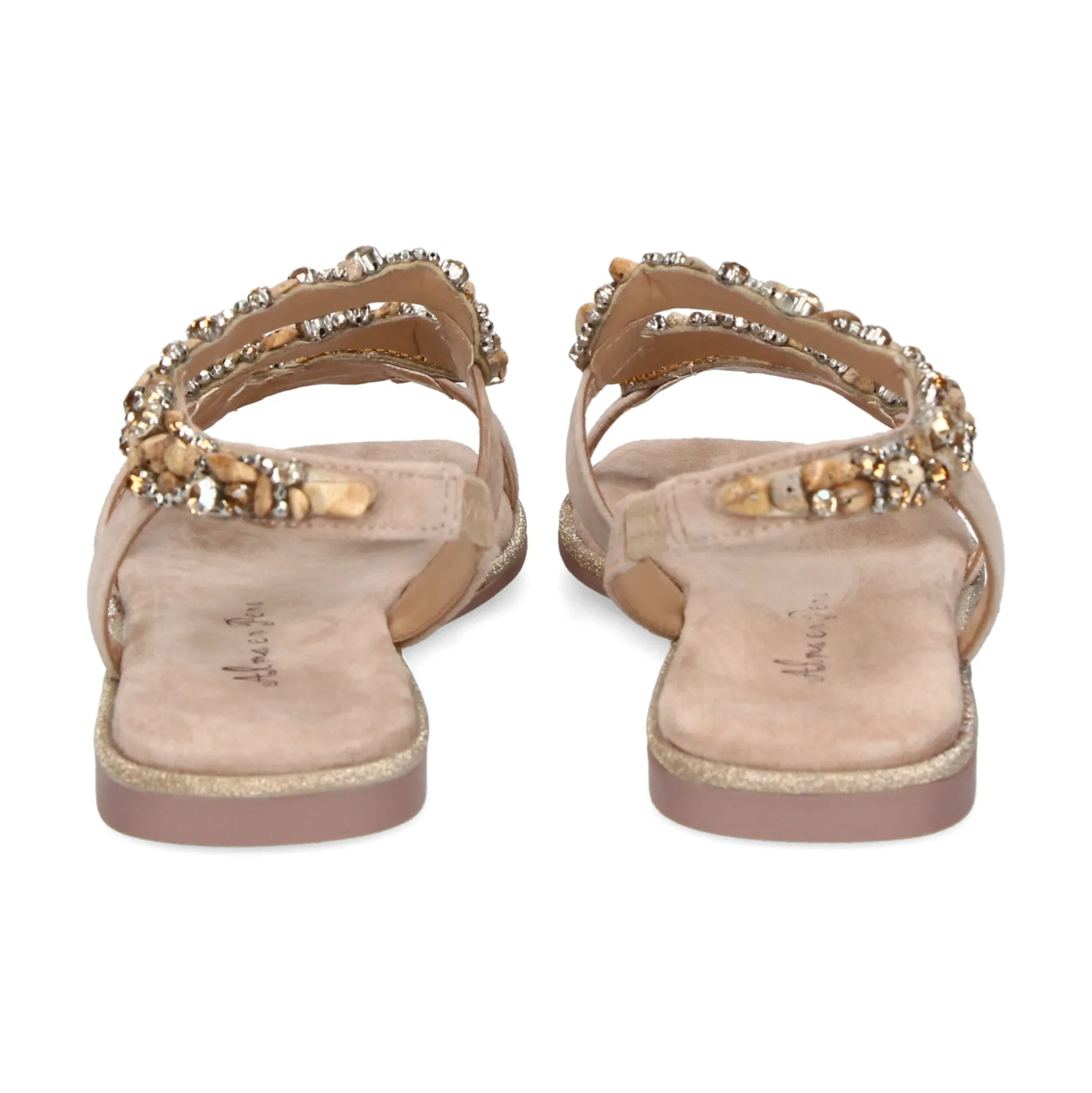 ALMA EN PENA Sandalias planas de Mujer 378 VISON