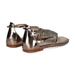 ALMA EN PENA Sandalias planas de Mujer V251920 PEWTER