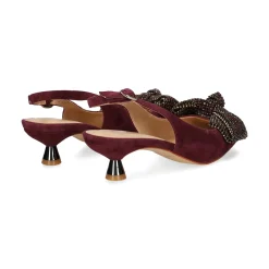 ALMA EN PENA Zapatos de tacón bajo 525 WINE