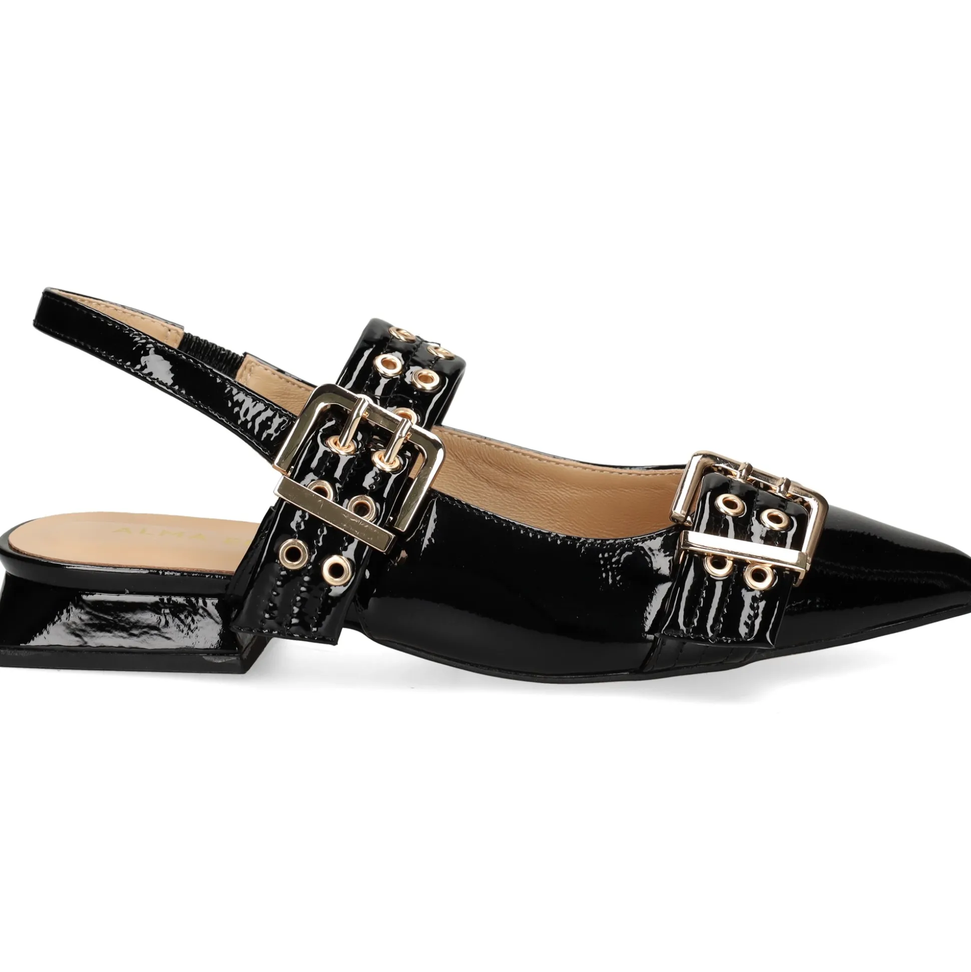 ALMA EN PENA Zapatos planos de Mujer 138 NERGO-BLANCO