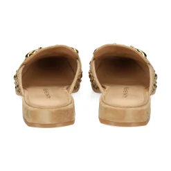 ALMA EN PENA Zuecos de Mujer V240421 CAMEL