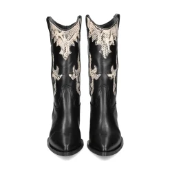 ALPE Botas planas de Mujer 2088 05-NEGRO