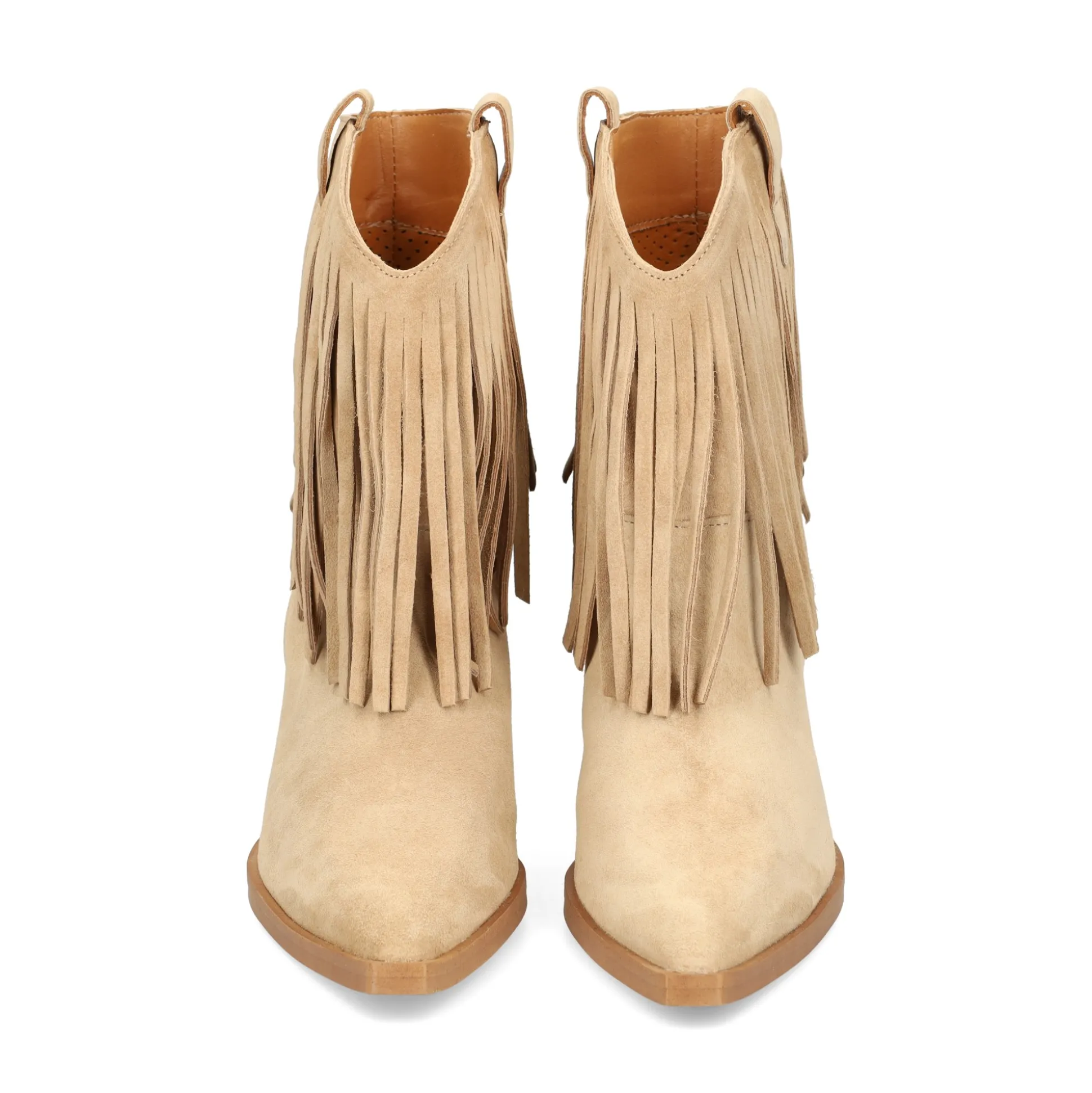 ALPE Botines con tacón de Mujer 502611 08 ARENA