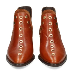 ALPE Botines con tacón de Mujer 2582 01 CUERO