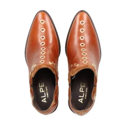 ALPE Botines con tacón de Mujer 2582 01 CUERO