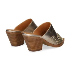 ALPE Sandalias con tacón de Mujer 511341 43 PLATINO