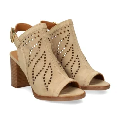 ALPE Sandalias con tacón de Mujer 509611 08 ARENA