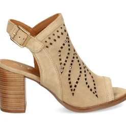 ALPE Sandalias con tacón de Mujer 509611 08 ARENA