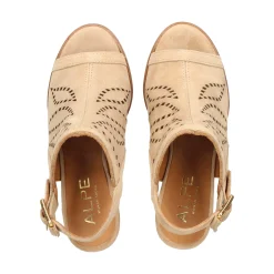 ALPE Sandalias con tacón de Mujer 509611 08 ARENA