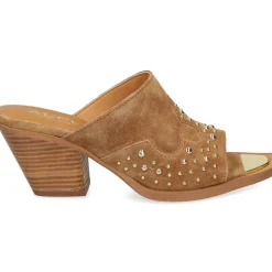 ALPE Sandalias con tacón de Mujer 511311 01 CUERO