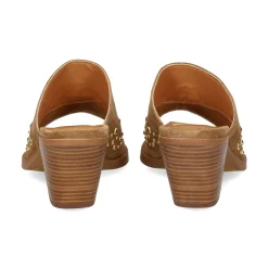 ALPE Sandalias con tacón de Mujer 511311 01 CUERO