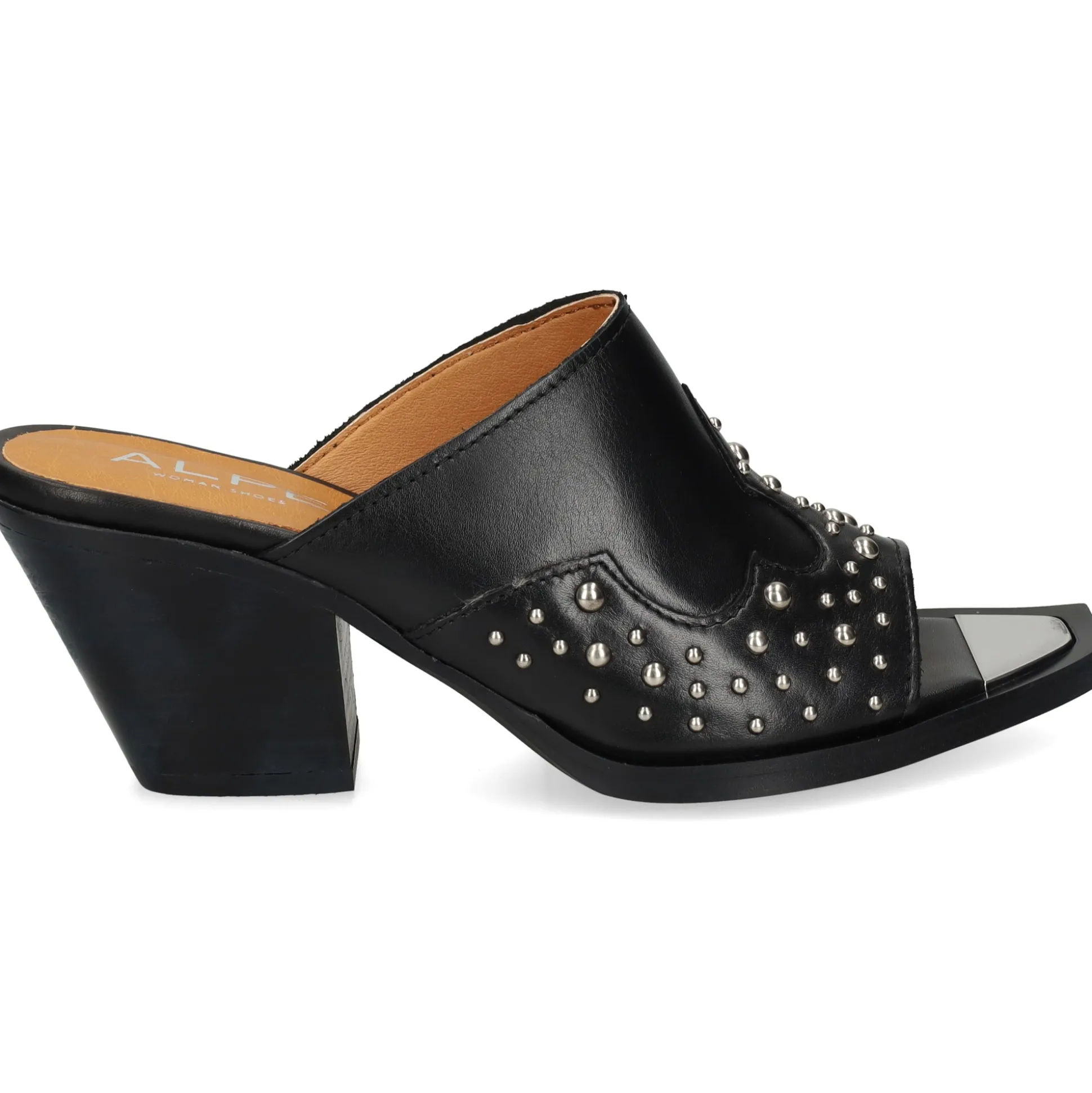 ALPE Sandalias con tacón de Mujer 511303 05 NEGRO