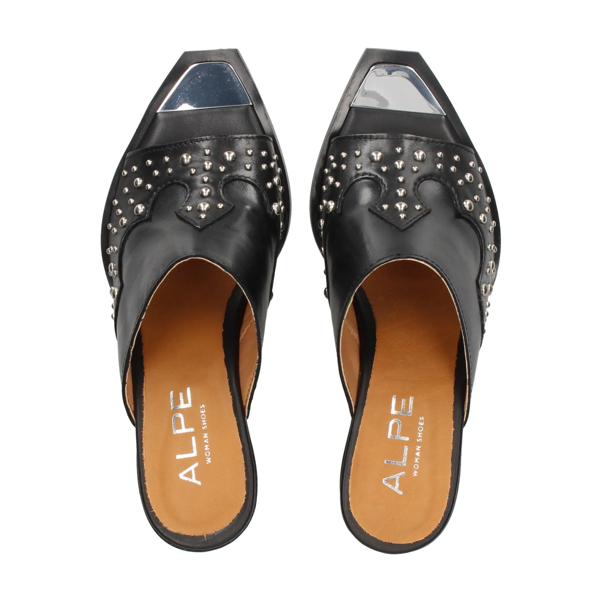ALPE Sandalias con tacón de Mujer 511303 05 NEGRO