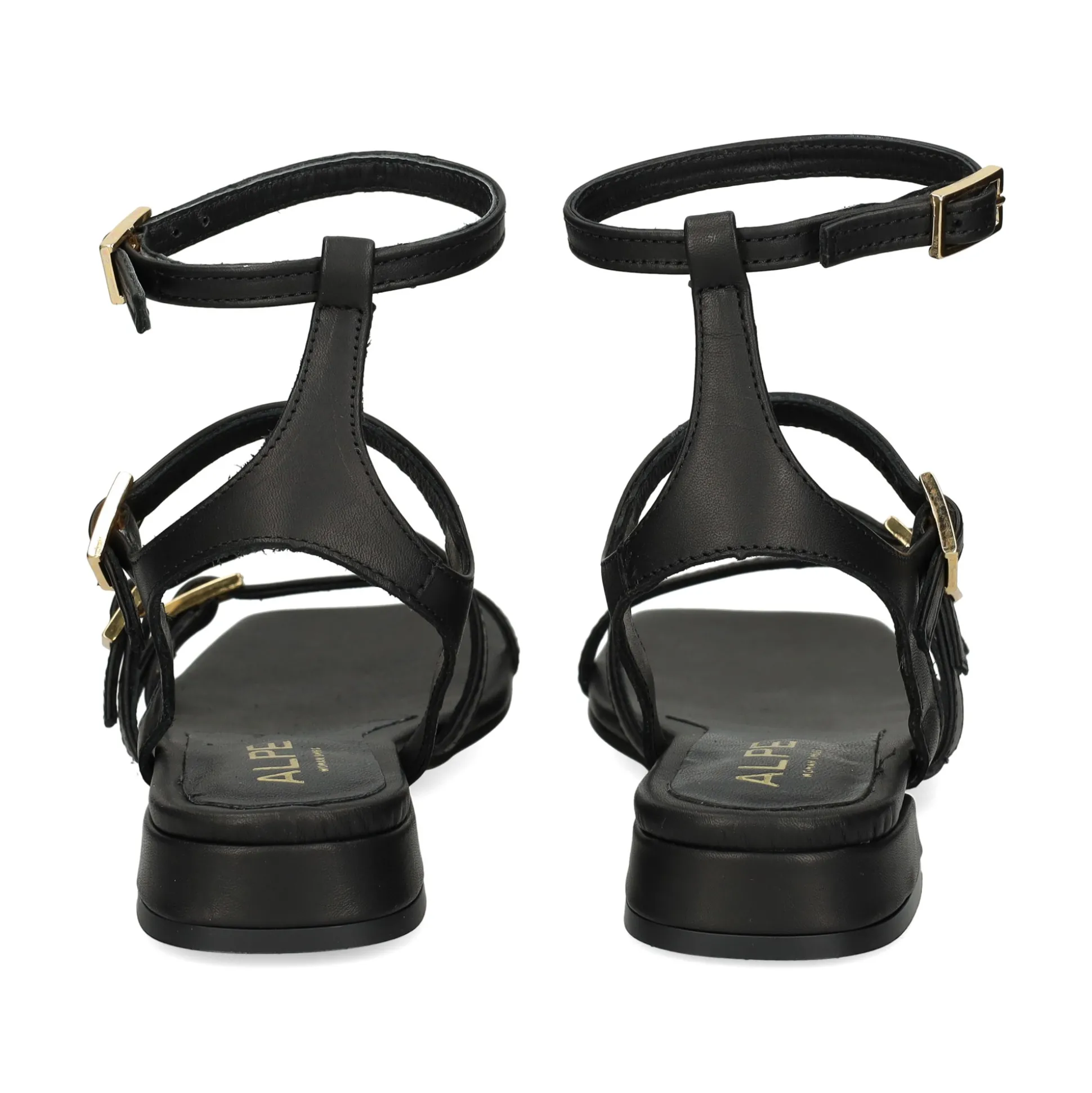 ALPE Sandalias planas de Mujer 514303 05 NEGRO