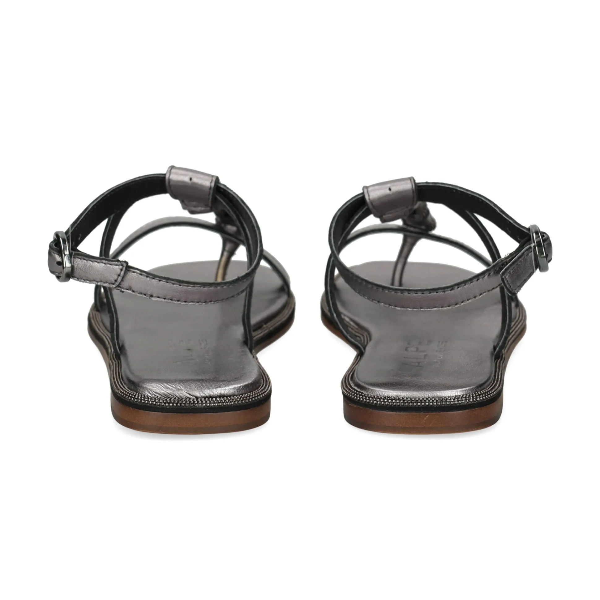 ALPE Sandalias planas de Mujer 515561 39 GRAFITO