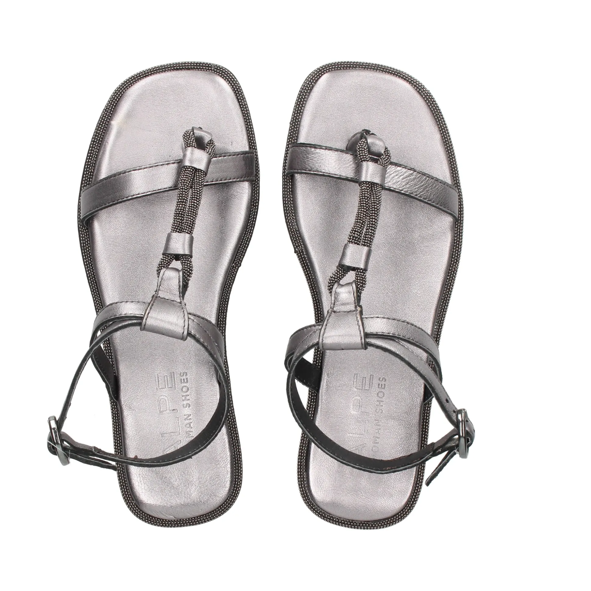 ALPE Sandalias planas de Mujer 515561 39 GRAFITO