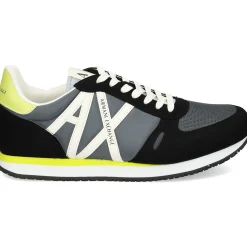 ARMANI EXCHANGE Zapatillas de Hombre XUX017 T699 BLACK+GREY